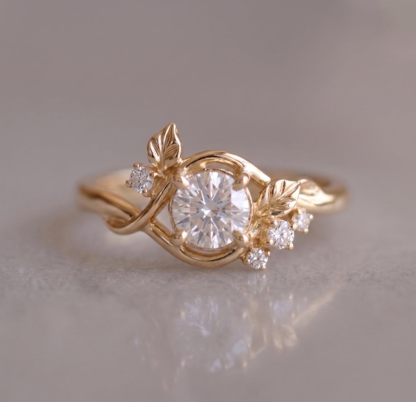 1.18 Carat Princess Diamond Ring 