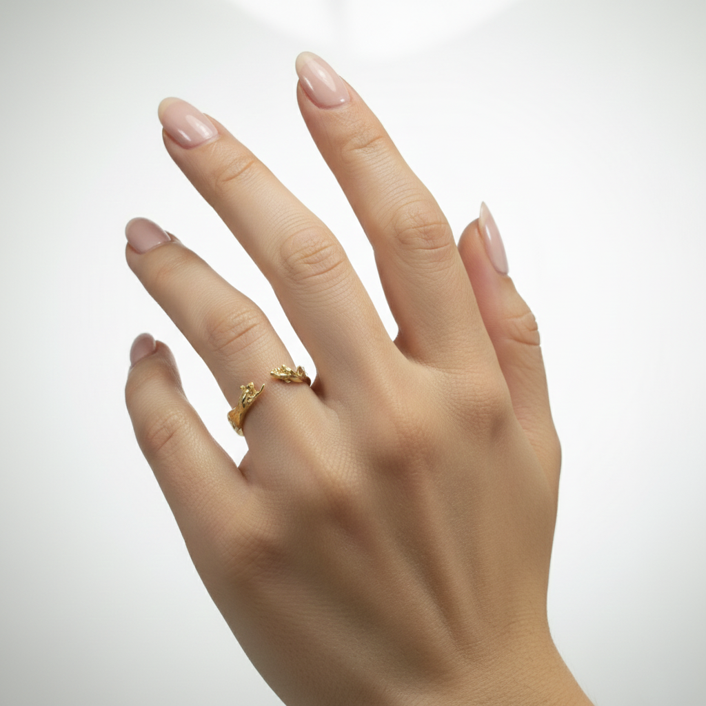 Creation of Adam 925 Silver Ring