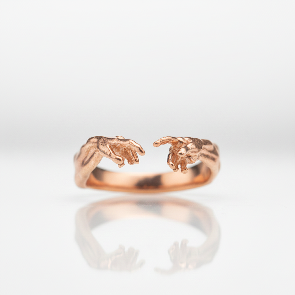 Creation of Adam 925 Silver Ring