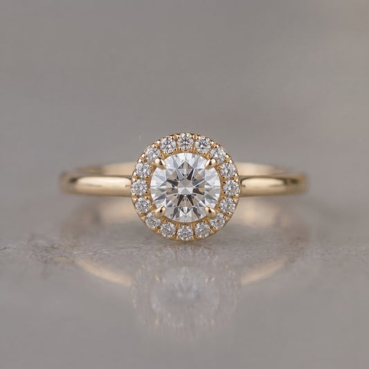 1.18 Carat Princess Diamond Ring 