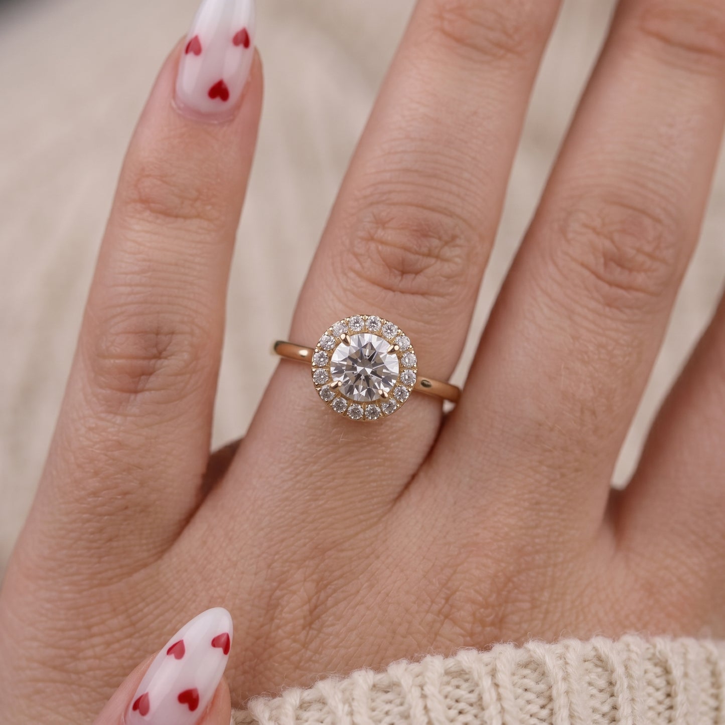 1.18 Carat Princess Diamond Ring 