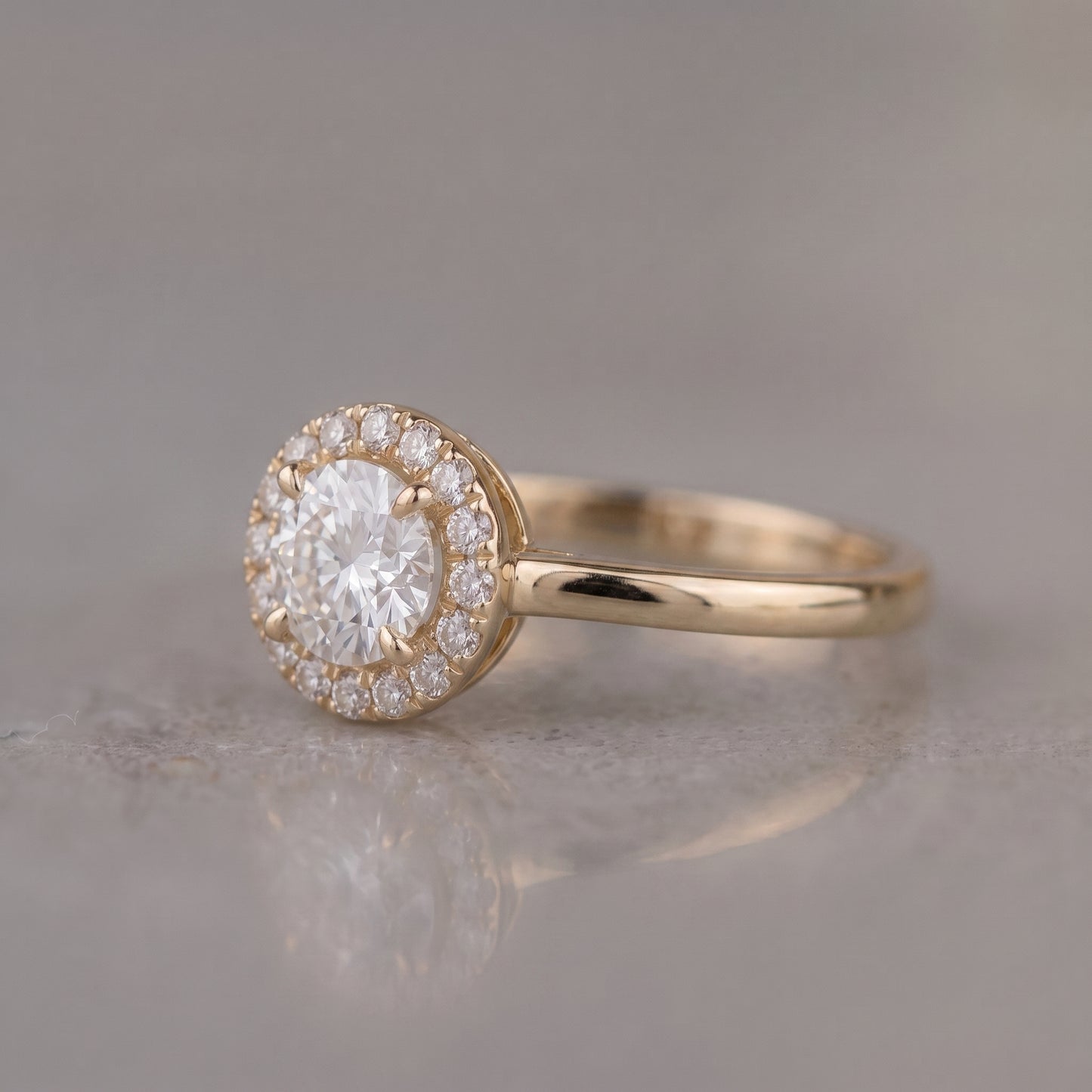 1.18 Carat Princess Diamond Ring 