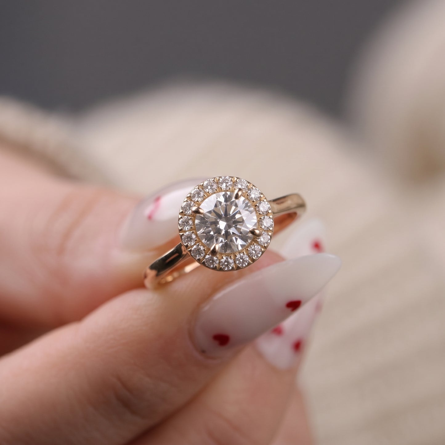 1.18 Carat Princess Diamond Ring 