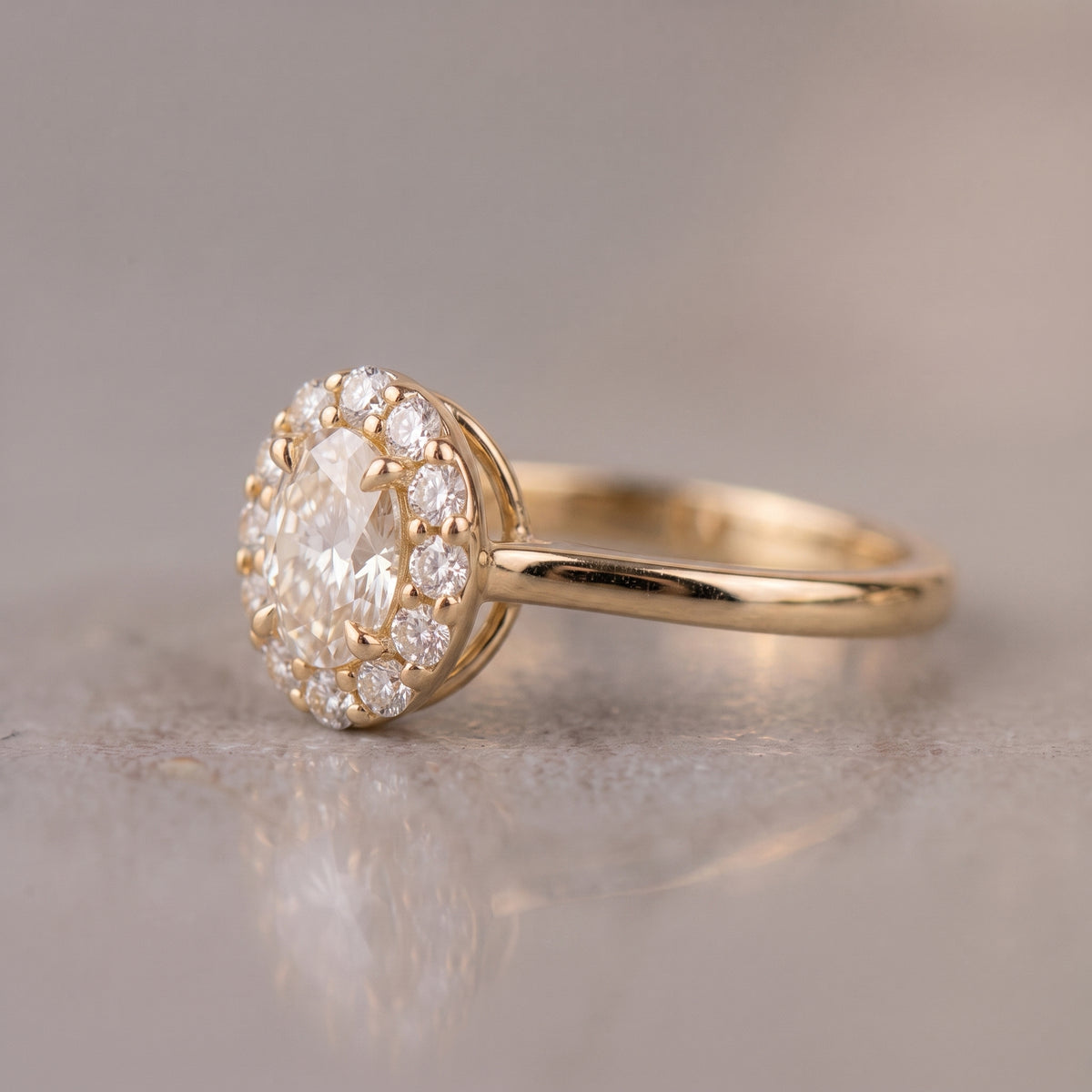 1.18 Carat Princess Diamond Ring 