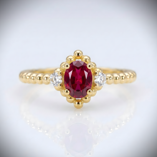 Isabella Lab. Emerald (14 Carat Gold)