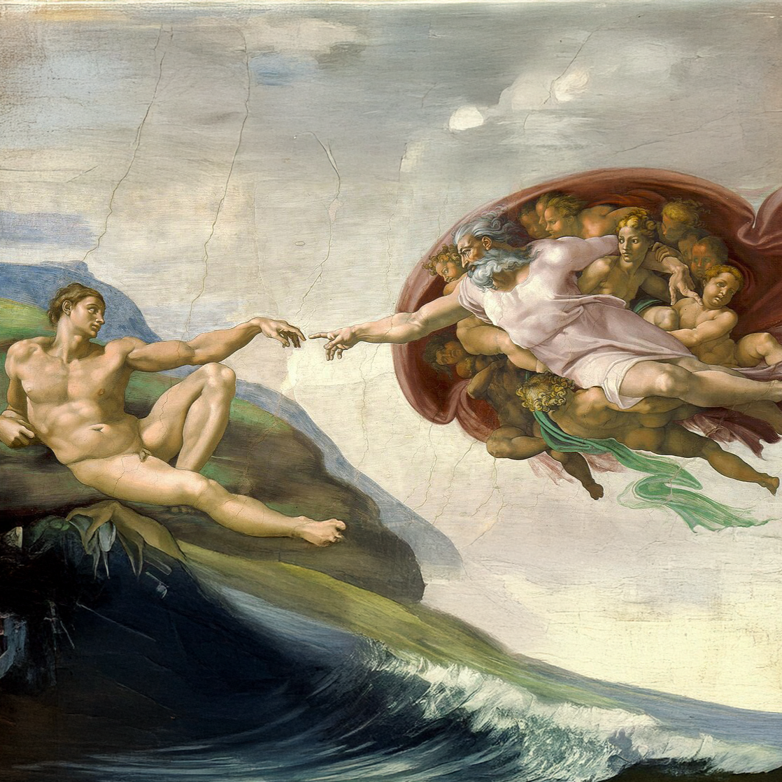 The Creation of Adam Necklace