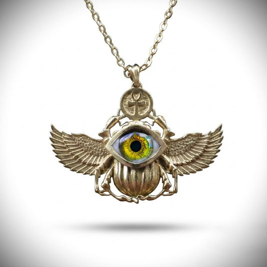 Ouroboros Blue Eye Necklace