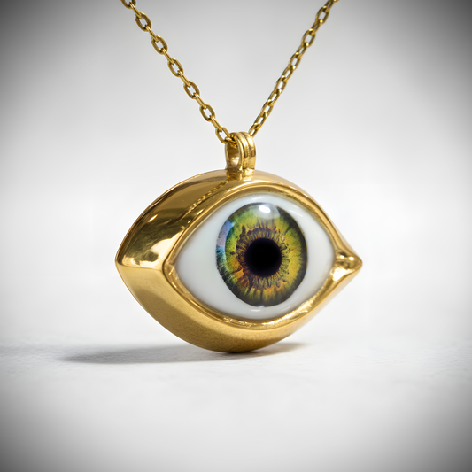 Cat Glass Eye Necklace