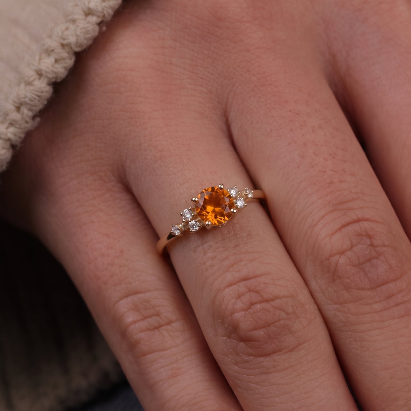 1.18 Carat Princess Diamond Ring 