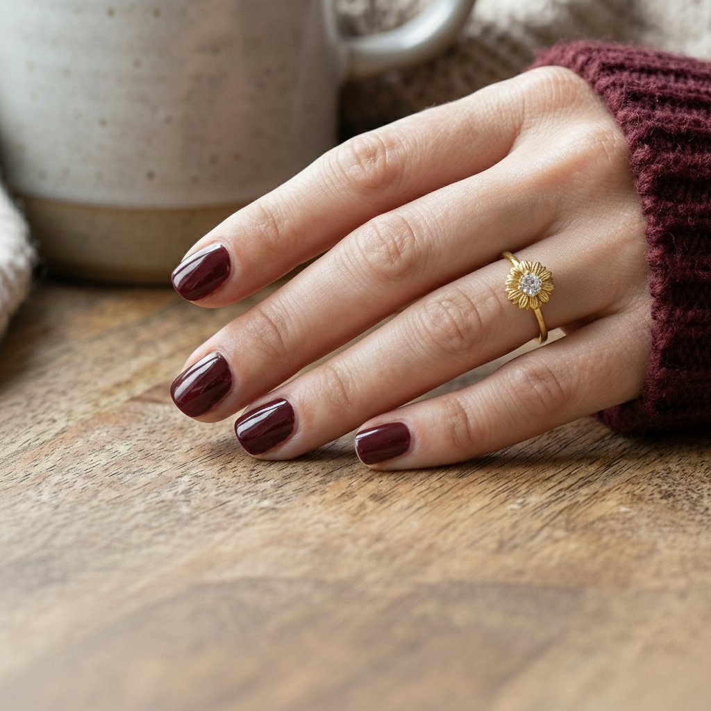 Papatya 925 Gümüş Altın Kaplama Yüzük