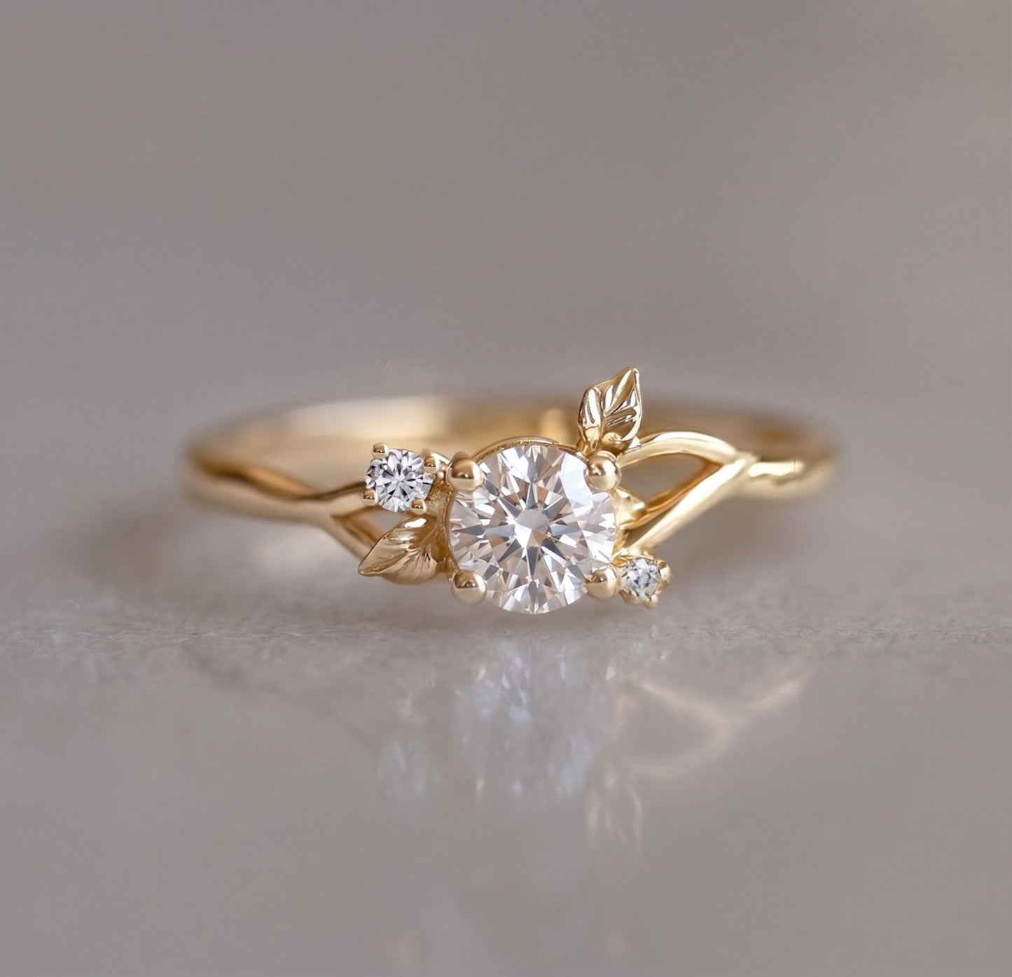 1.18 Carat Princess Diamond Ring 