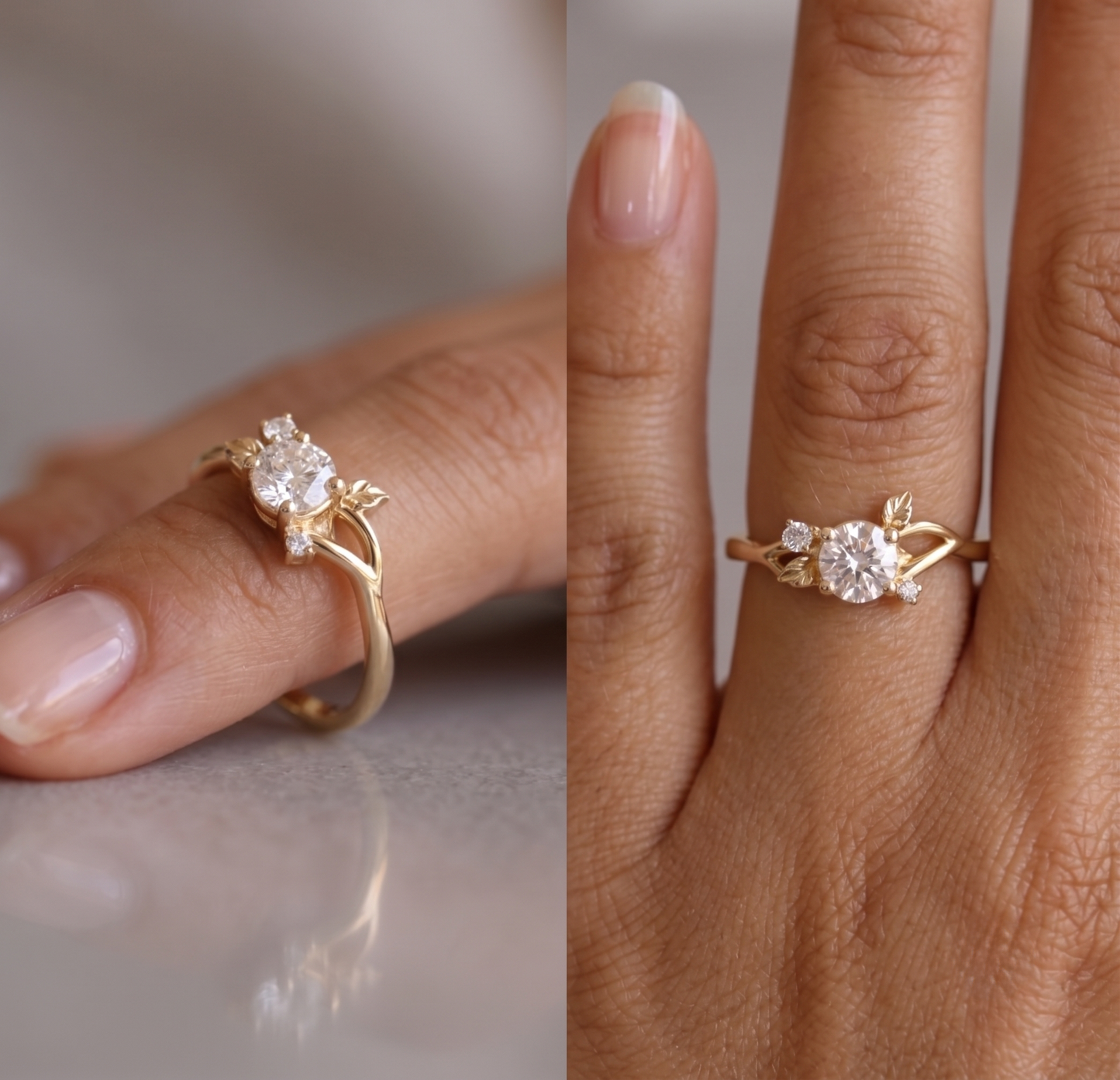 1.18 Carat Princess Diamond Ring 