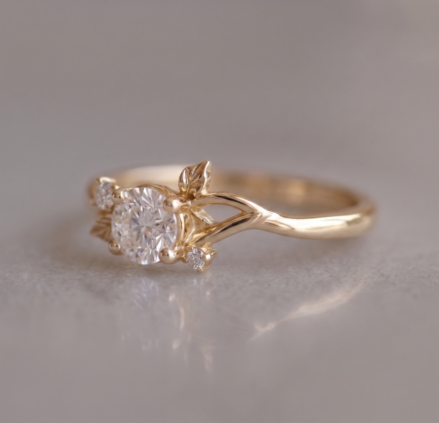 1.18 Carat Princess Diamond Ring 