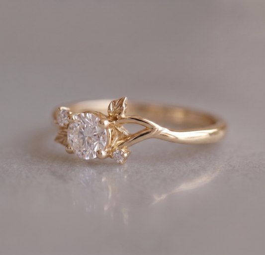 1.18 Carat Princess Diamond Ring 