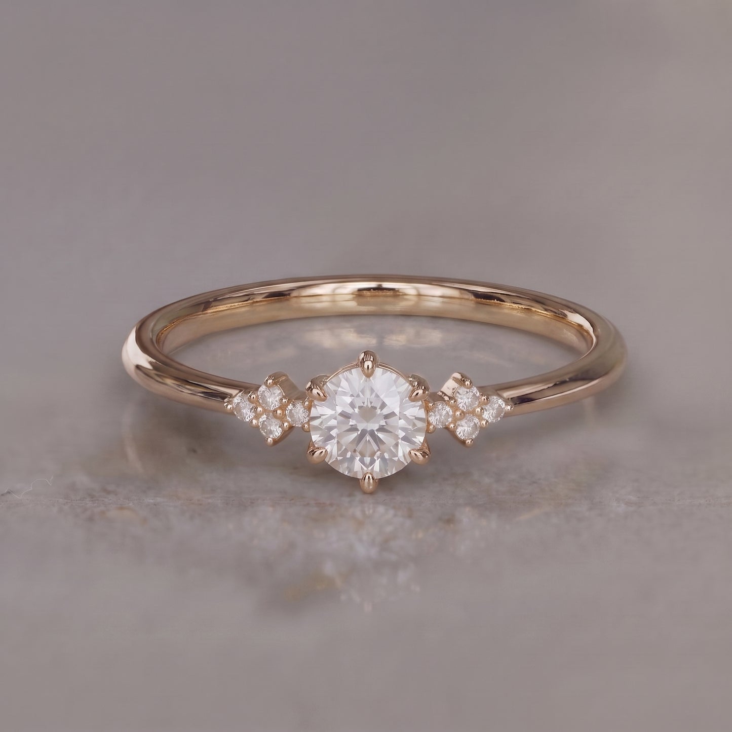 1.18 Carat Princess Diamond Ring 