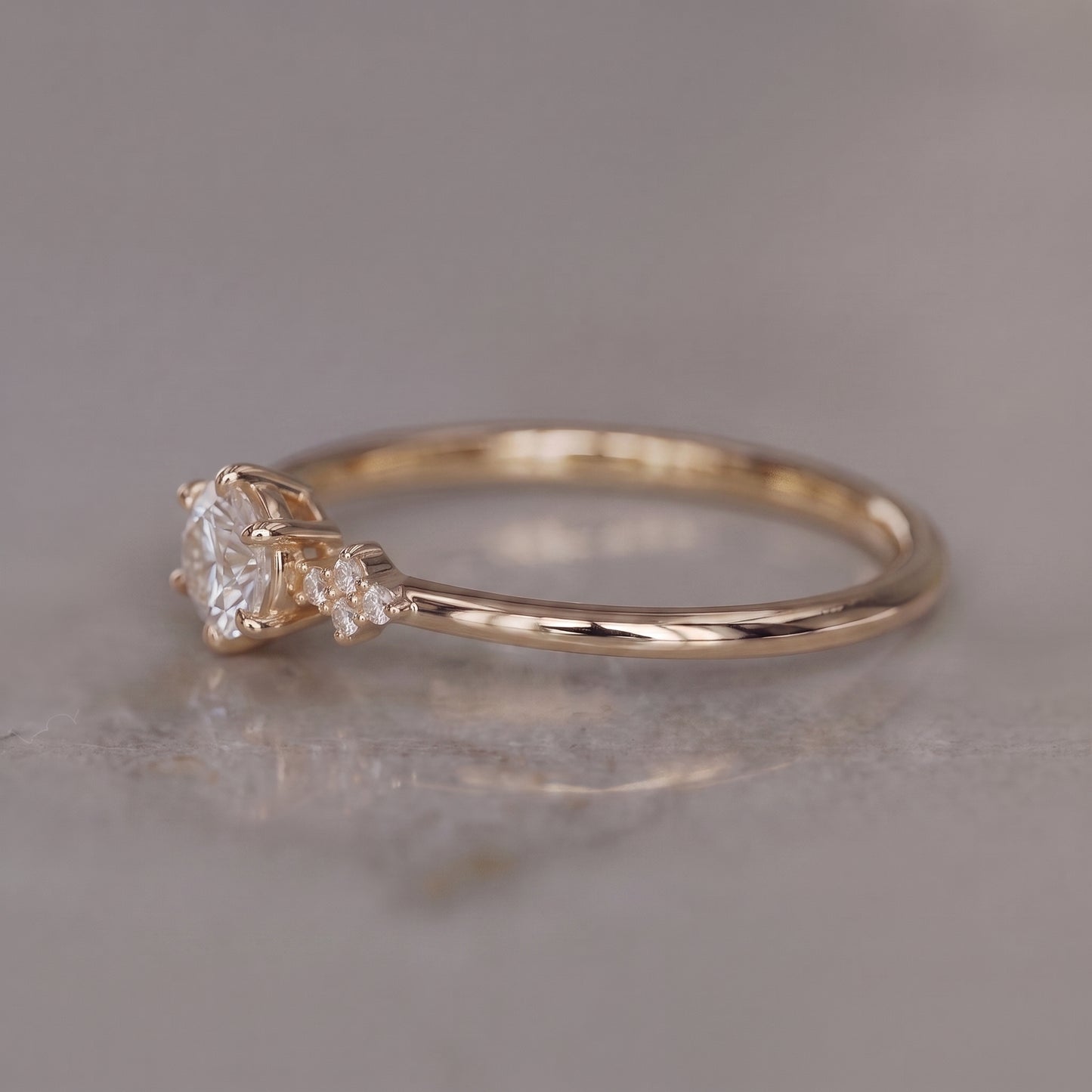 1.18 Carat Princess Diamond Ring 