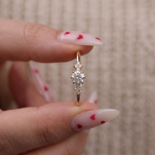 1.18 Carat Princess Diamond Ring 