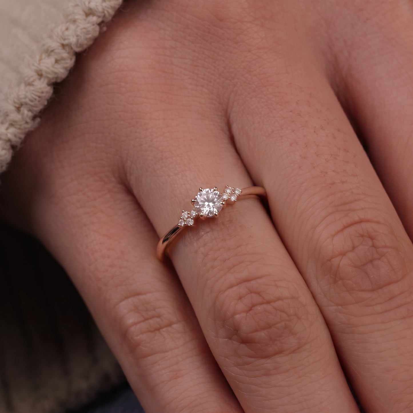 1.18 Carat Princess Diamond Ring 