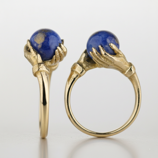 Secrets of the Universe World Lapis 925 Silver Ring