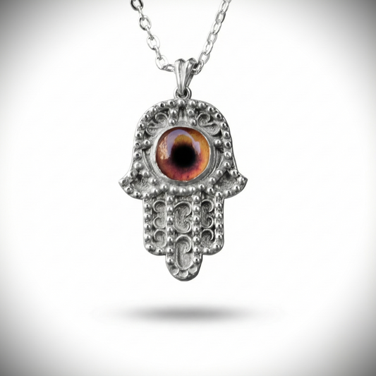 Ouroboros Blue Eye Necklace