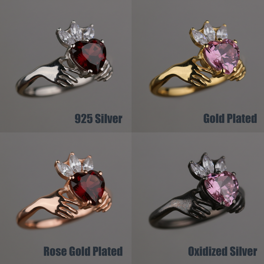 Zümrüt Claddagh Ring