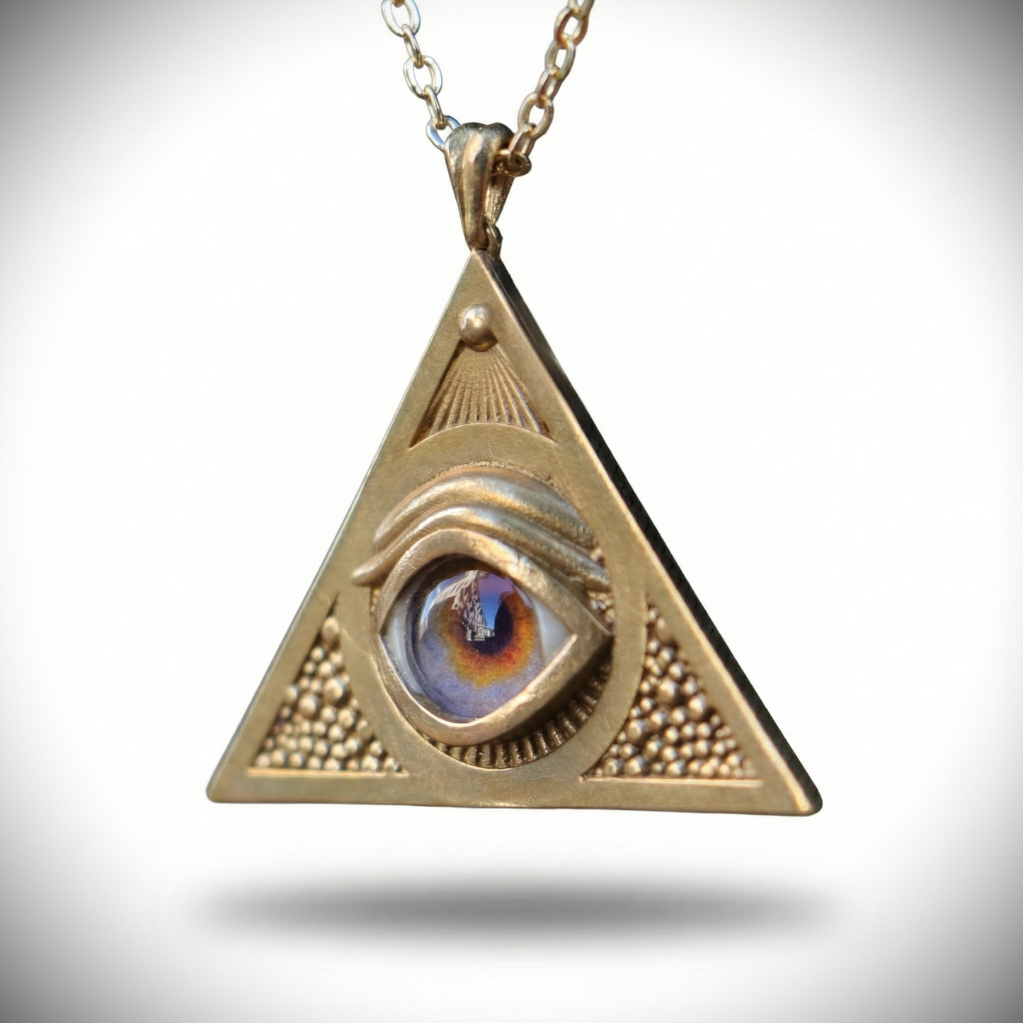 Ouroboros Blue Eye Necklace