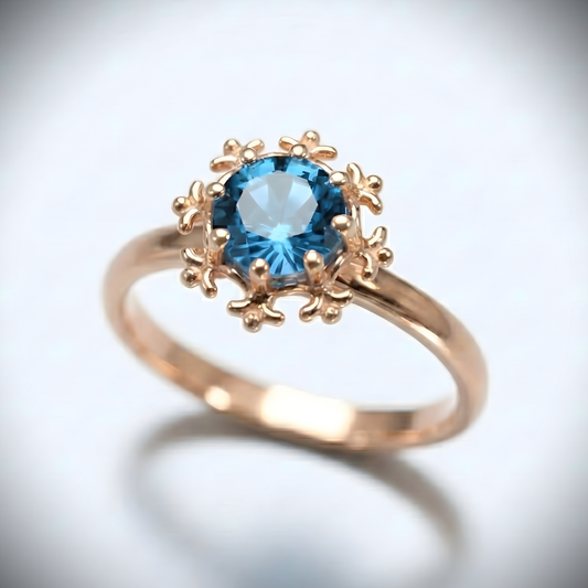 Kar Tanesi Yüzük (Tüm Taş ve Maden Seçenekleri)