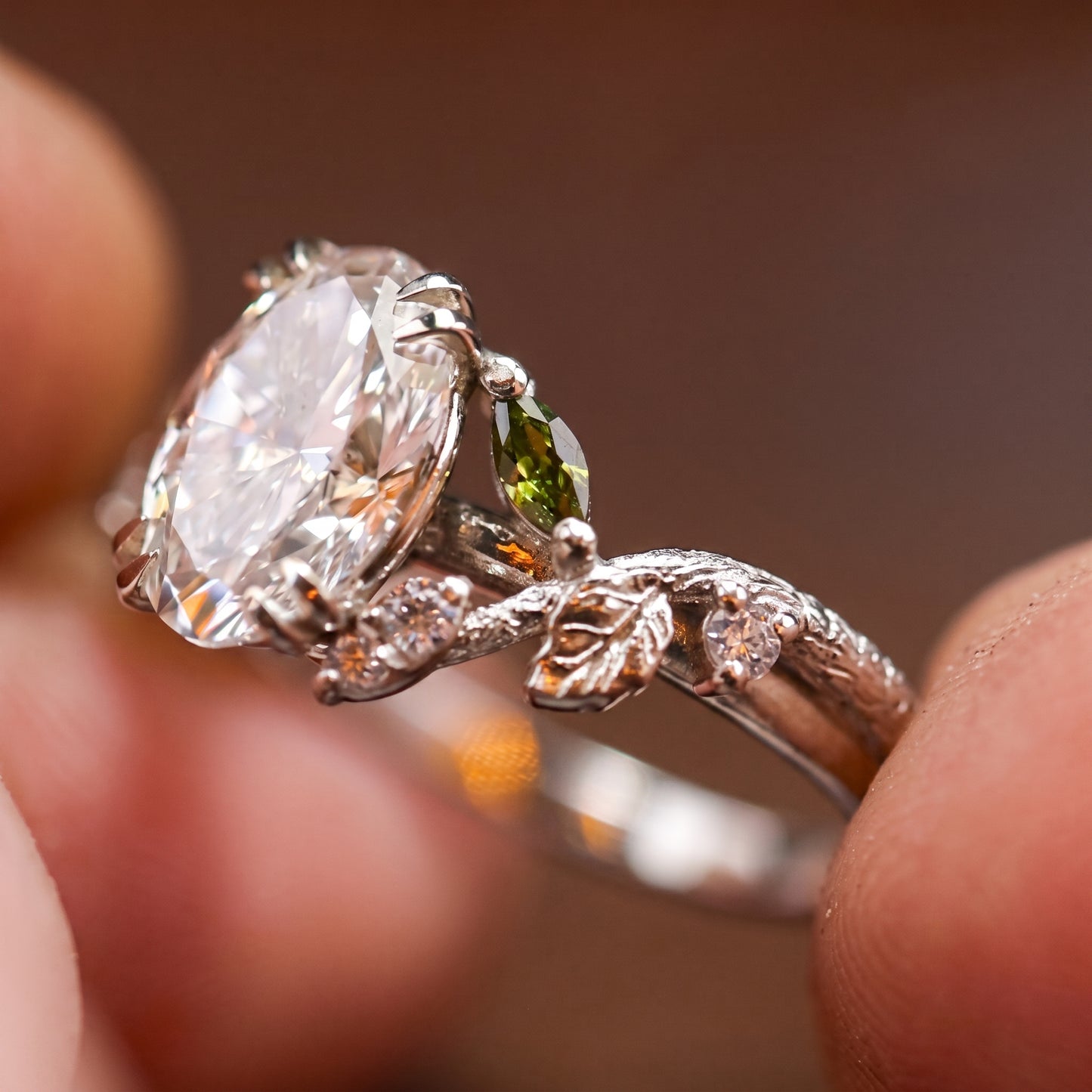 Special Design 1.18 Carat Diamond 14 Carat Gold Ring