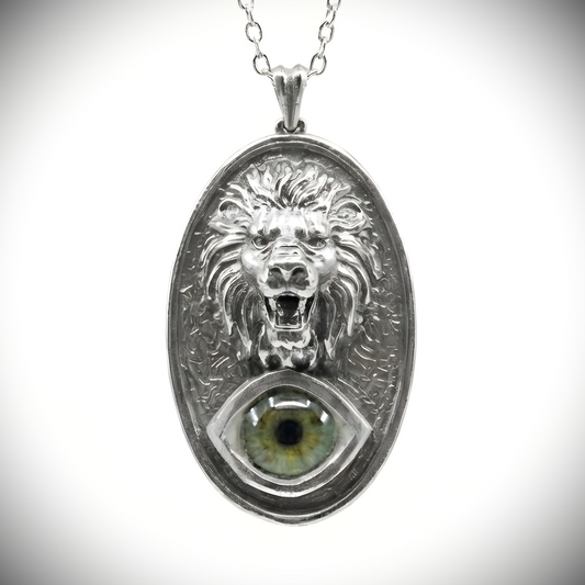 Ouroboros Blue Eye Necklace