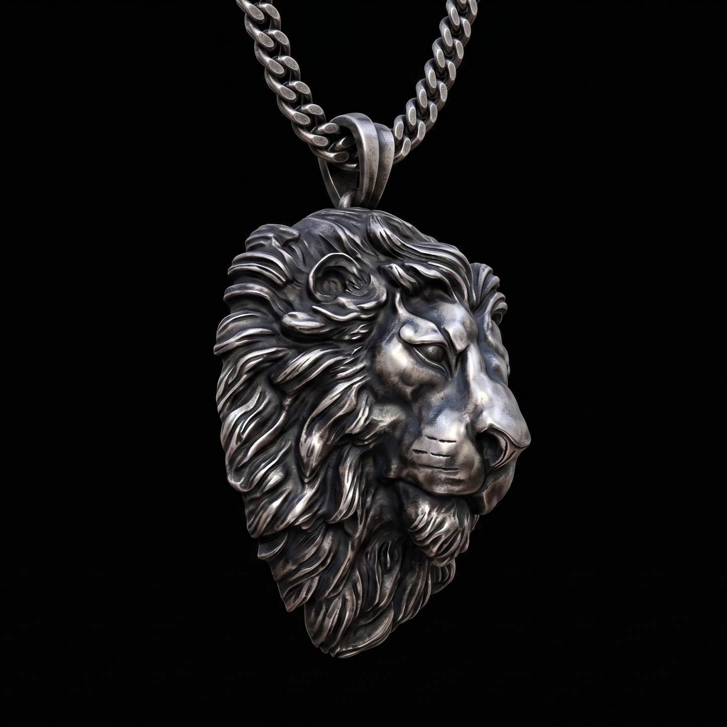 Aslan 925 Gümüş Kolye
