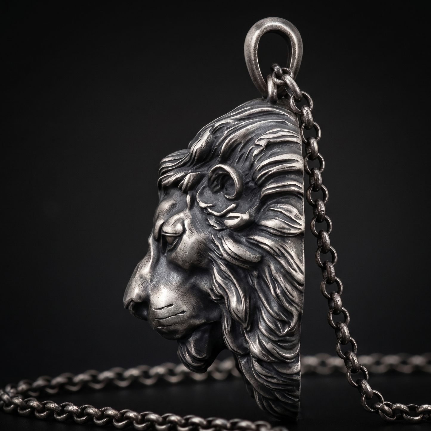 Aslan 925 Gümüş Kolye