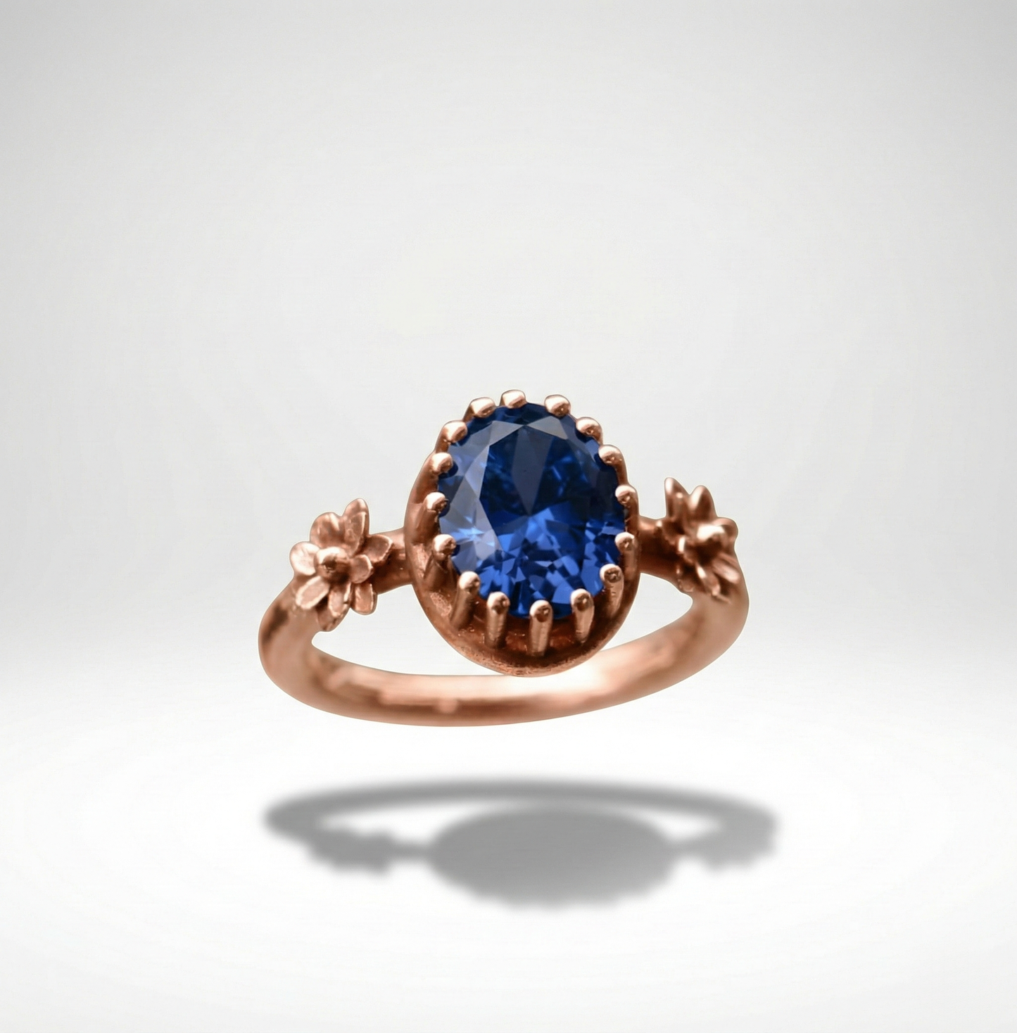 Lotus Yüzük (Tüm Taş ve Maden Seçenekleri)