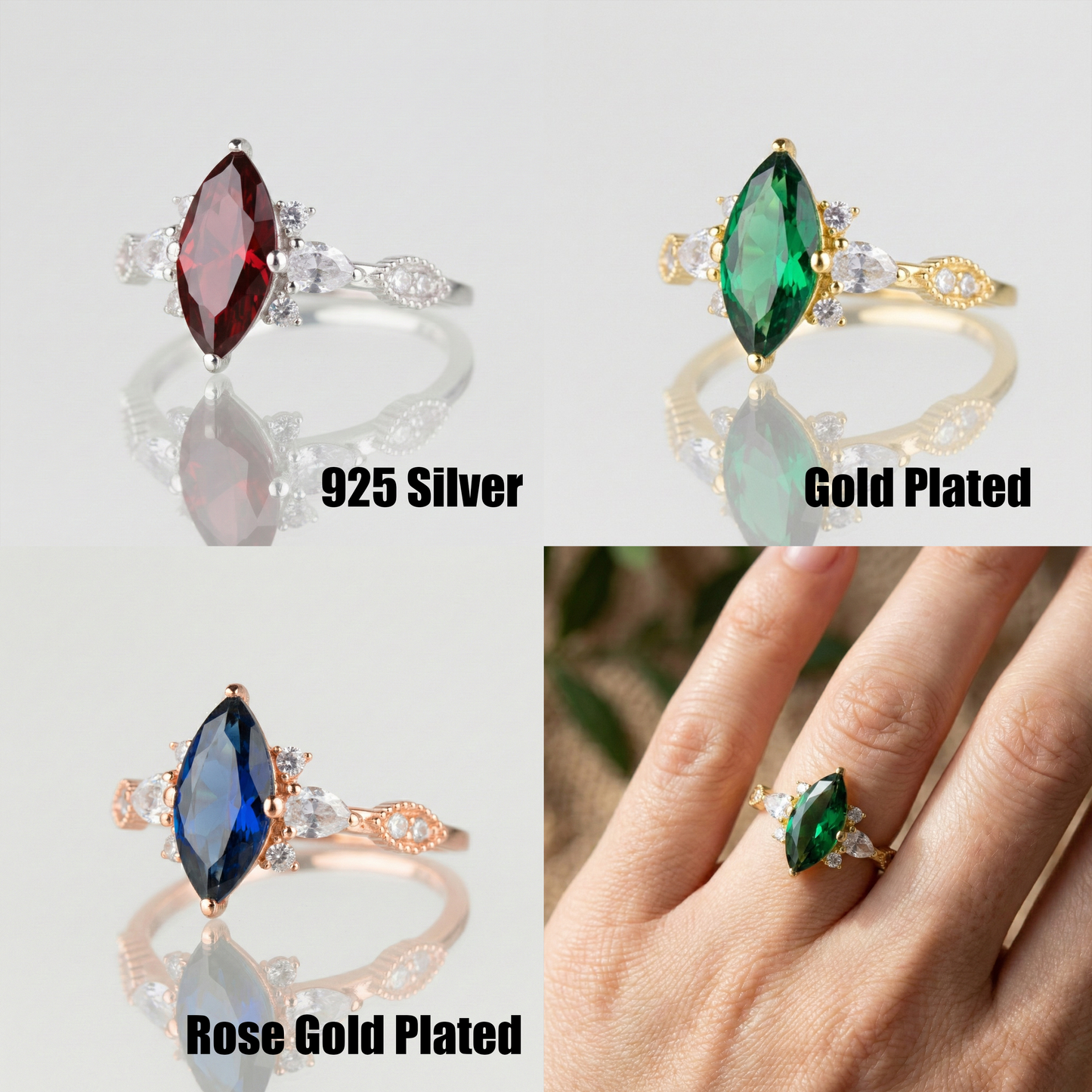 Isabella Lab. Emerald (14 Carat Gold)