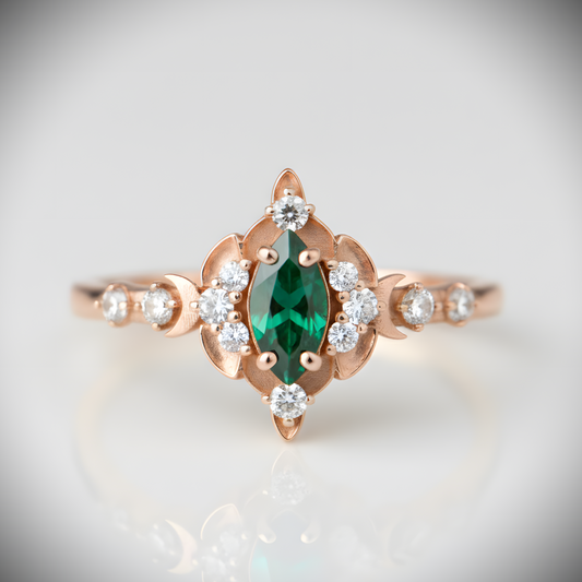 Isabella Lab. Emerald (14 Carat Gold)