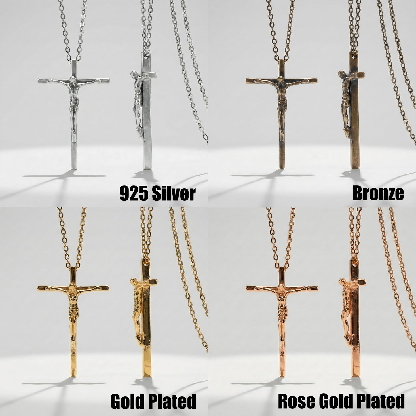 Moissanite Gold Plated 925 Silver Necklace