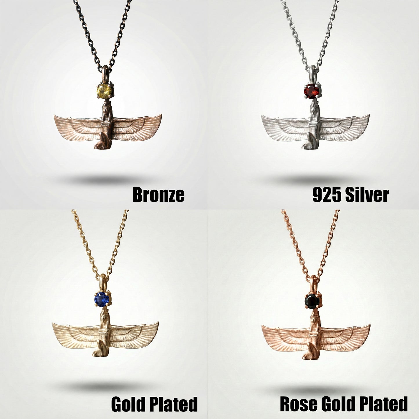 Moissanite Gold Plated 925 Silver Necklace