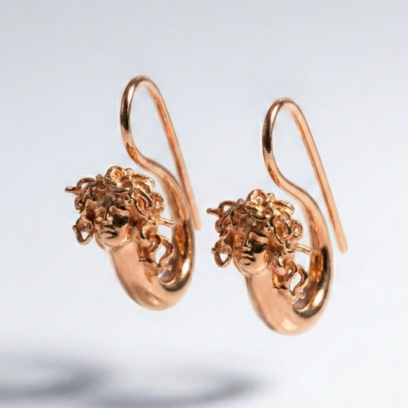 925 Silver Earring with Drop Jade Stone