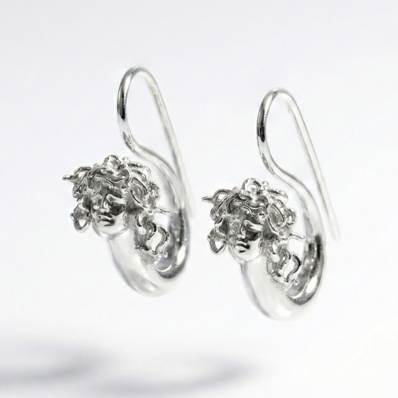 925 Silver Earring with Drop Jade Stone