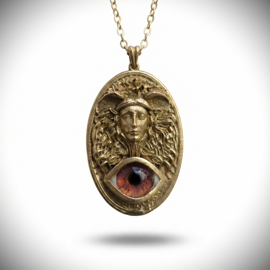 Ouroboros Blue Eye Necklace