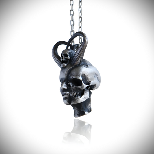 Handmade Memento Mori Necklace