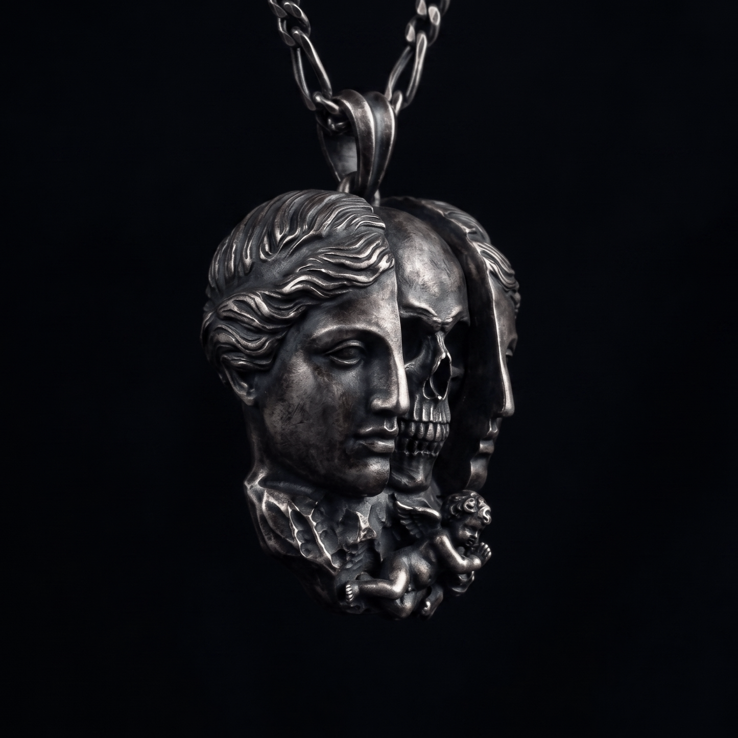 Venüs Memento Mori 925 Gümüş Kolye