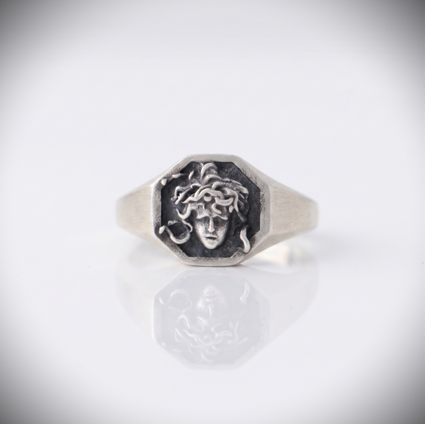 Medusa 925 Silver Ring