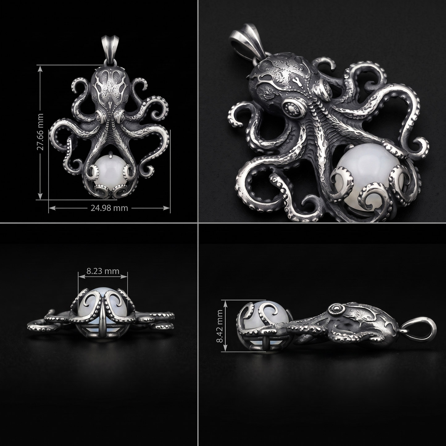 Claw Necklace (All Metal and Stone Options)