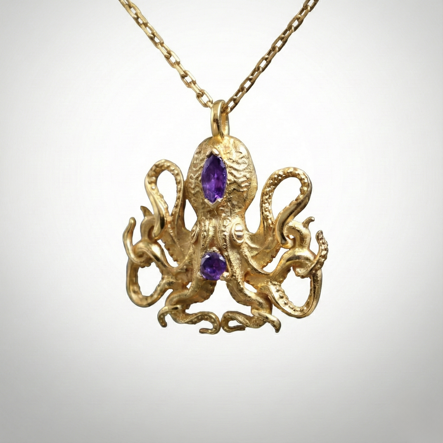 Ahtapot Kolye (Tüm Taş ve Maden Seçenekleri)