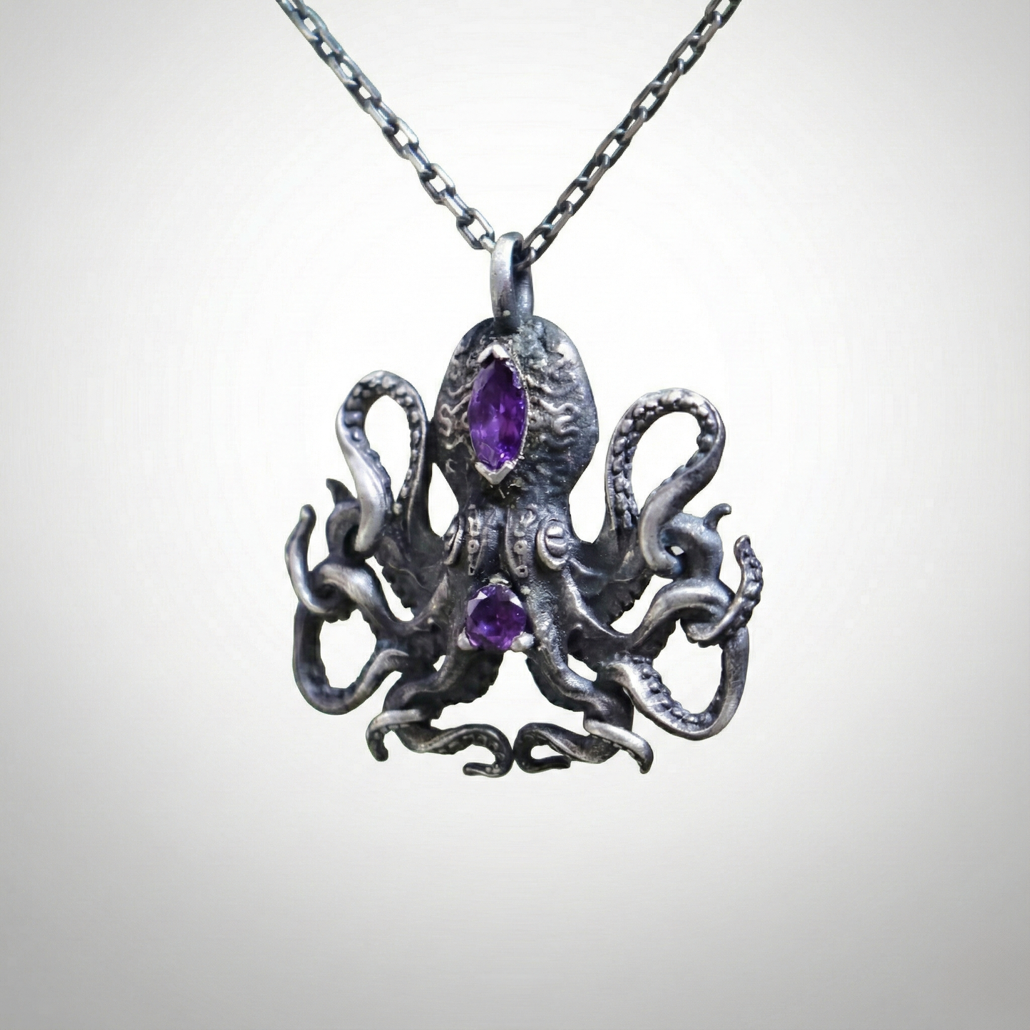 Ahtapot Kolye (Tüm Taş ve Maden Seçenekleri)