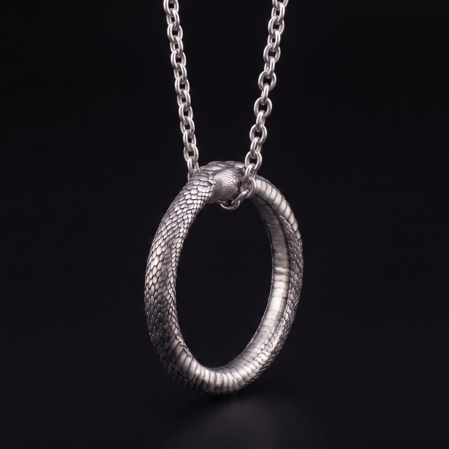 Ouroboros 925 Gümüş Kolye