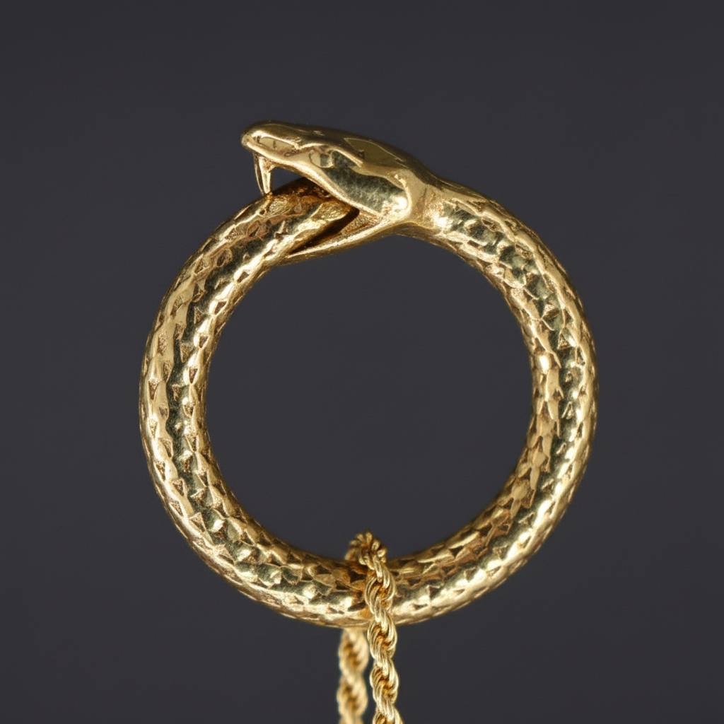 Ouroboros – Self-Eating Snake Necklace 925 Silver