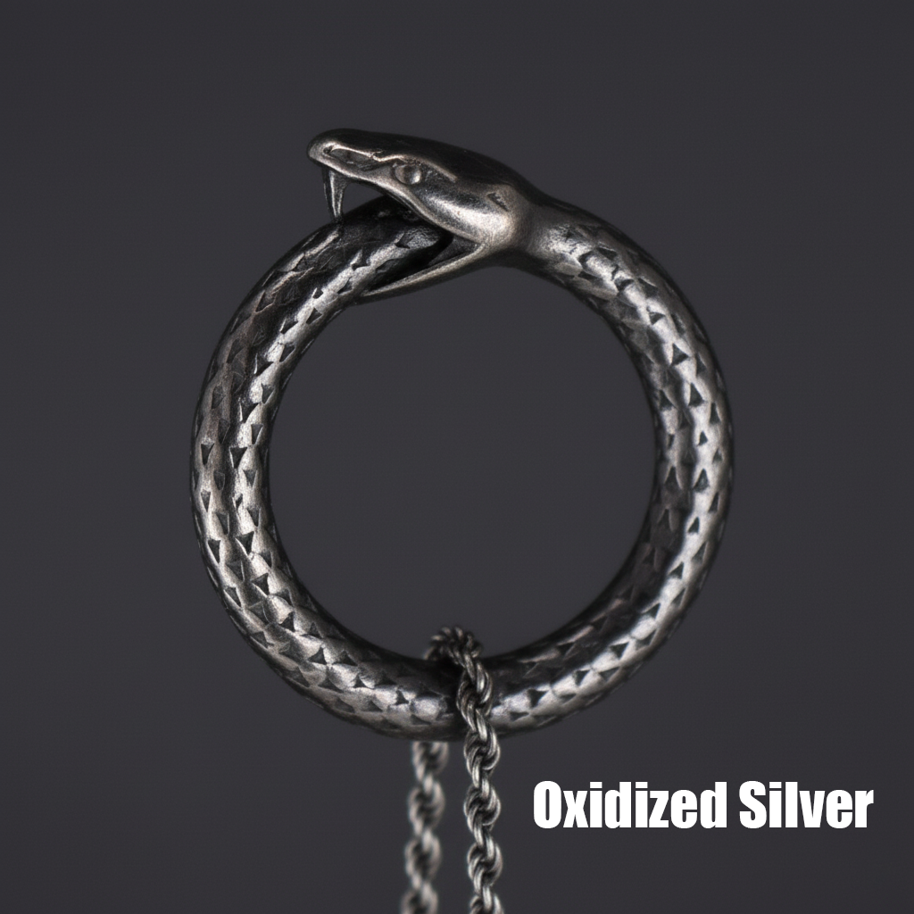 Ouroboros – Self-Eating Snake Necklace 925 Silver