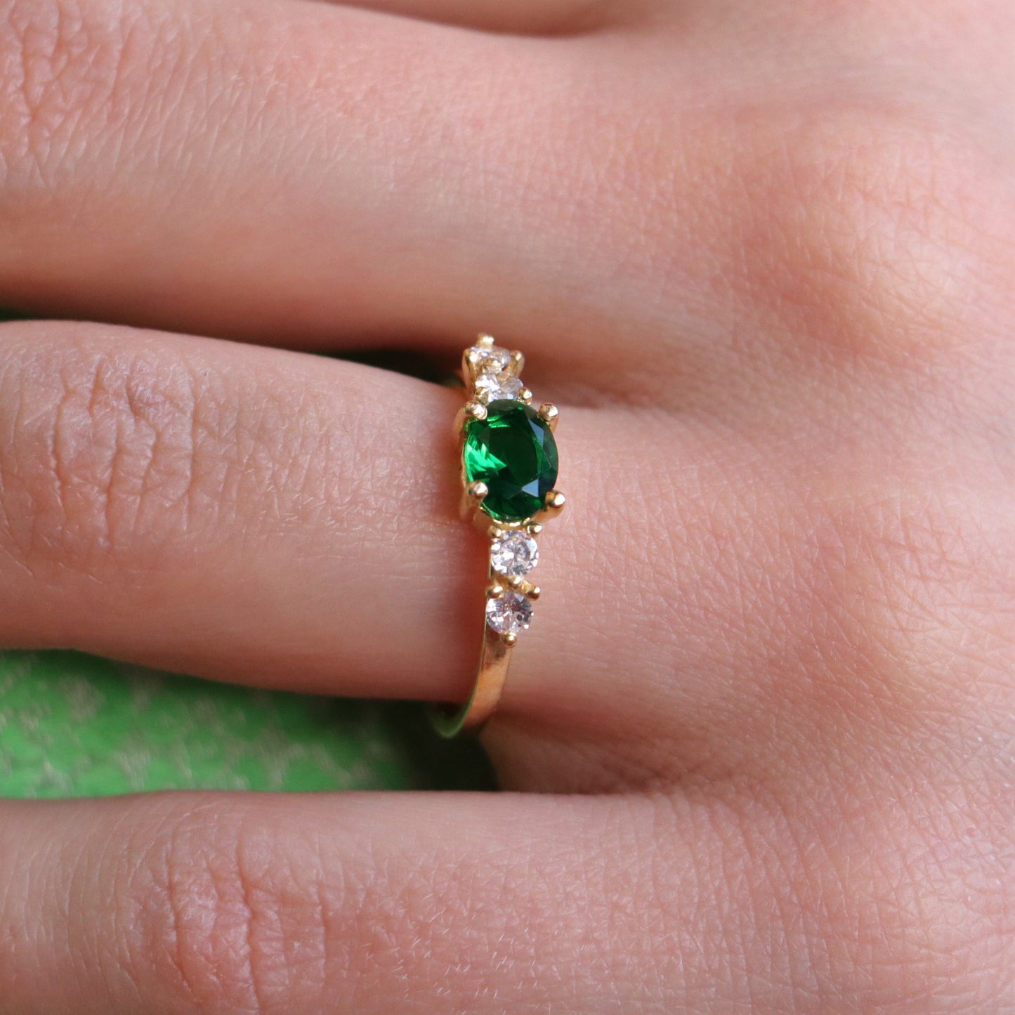 Isabella Lab. Emerald (14 Carat Gold)