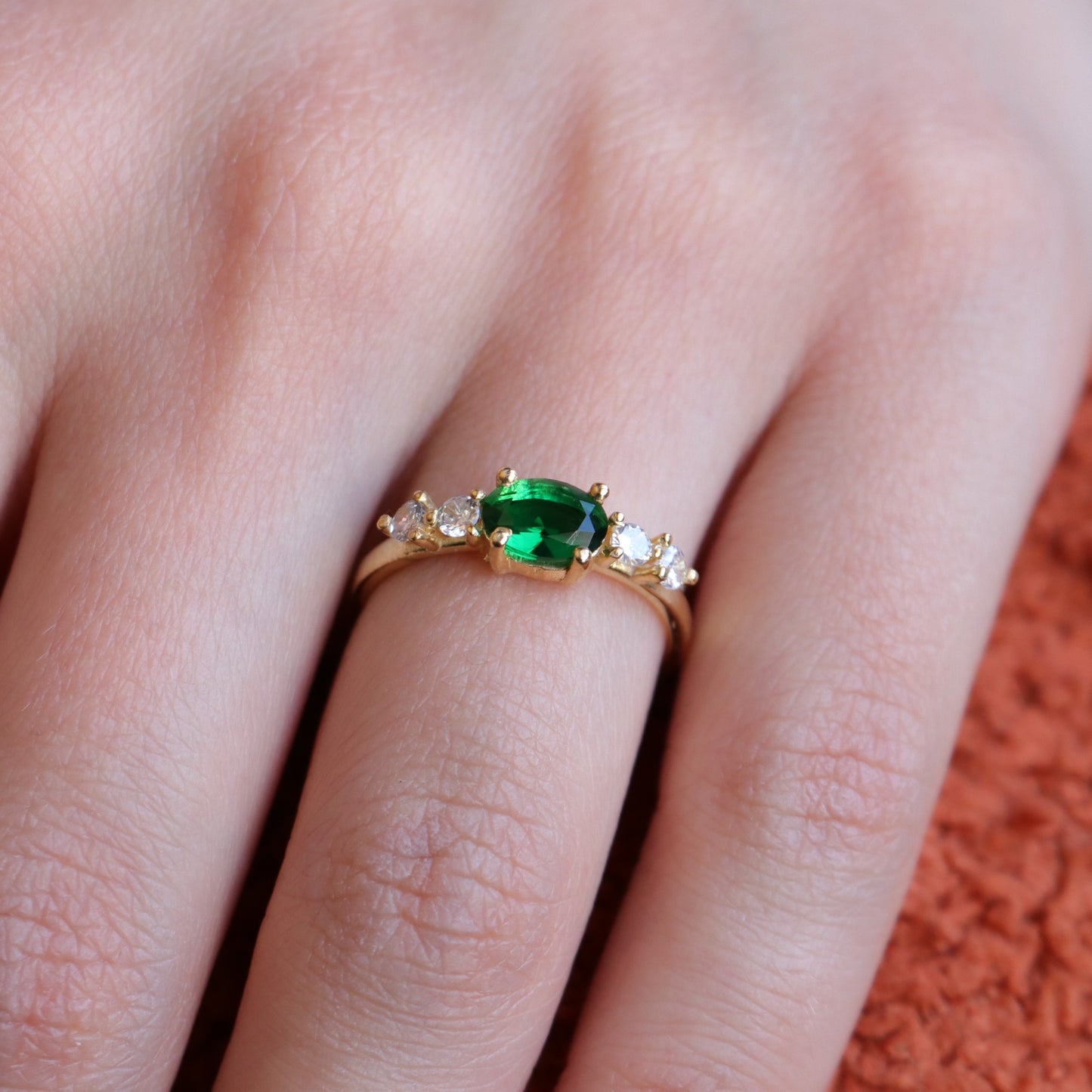 Isabella Lab. Emerald (14 Carat Gold)